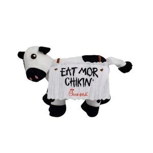 Chick-fil-A Cow Plush 6" Eat Mor Chikin Advertising Promo Small Stuffed Toy 2017